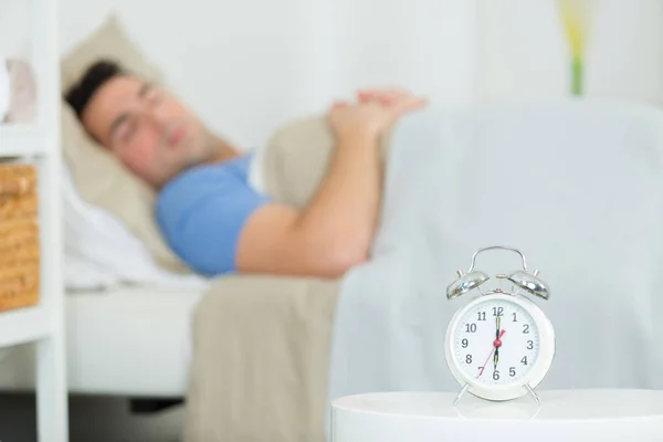 Closeup Alarm Clock Morning — Stock Photo, Image