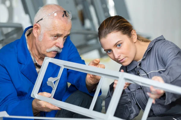 Persone Che Lavorano Cantiere — Foto Stock