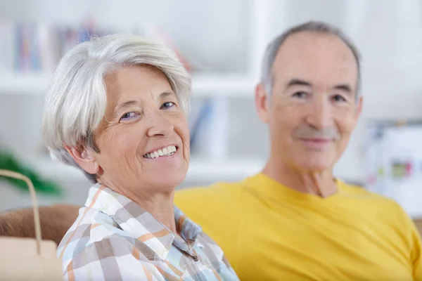 Happy Senior Couple Doing Diy — Stockfoto