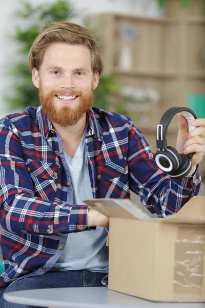 Young Man Delivery Concept — Stock Photo, Image