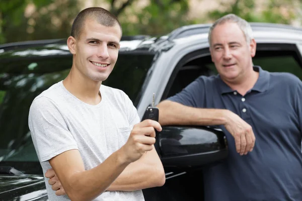 Teen Passed His Driving Test — Stock Photo, Image