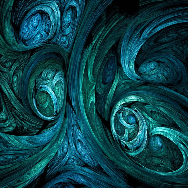 Swirly abstract shapes — 图库照片