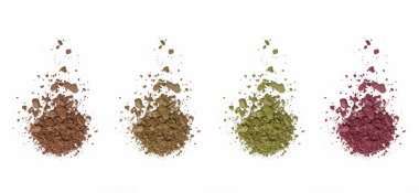 kozmetik toz beyaz izole