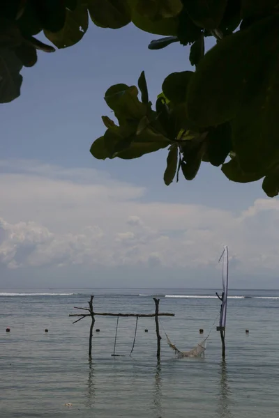 Praia Vazia Durante Bloqueio Coronavírus Crise Pandémica Coronavírus Turismo Está — Fotografia de Stock