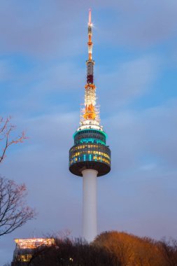 Kulenin N Seul Kulesi veya Namsan kule, Güney Kore