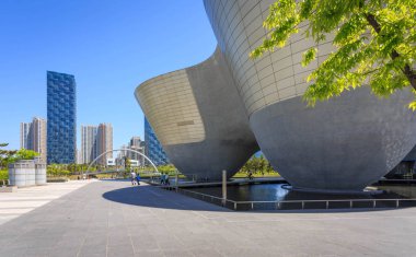 Songdo Central Park'ta Songdo bölge