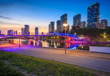 Songdo Central Park, Songdo uluslararası iş bölgesinde, ben