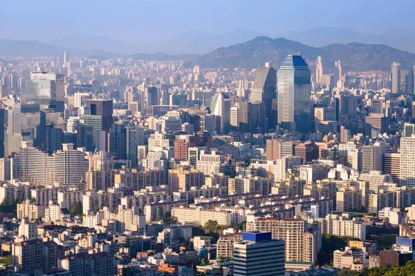 Seoul città skyline, Corea del Sud. — Foto Stock