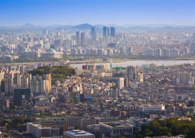 Seoul city, şehir manzarası, Güney Kore