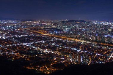 Seul Cityscape, Seul, manzarası ve gökdelen, Güney K