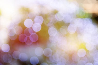 Bokeh açık renkli renkli sesi