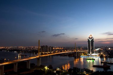Bangkok - Decmeber 30, 2017: Yılan Bankası Merkez Binası 