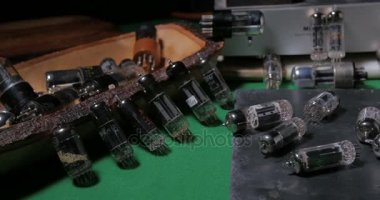 Vintage camlı topluluğu (tor müzik amplifikatörler kırklarda imal vanalar)