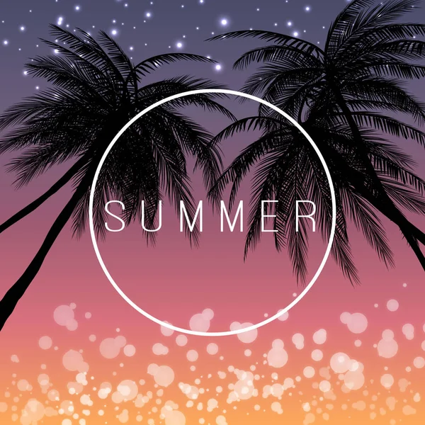Summer Hello Time Illustration Vectorielle Art Eps — Image vectorielle