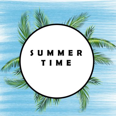 Yaz saati sezon tatil vektör esnaf. EPS 10