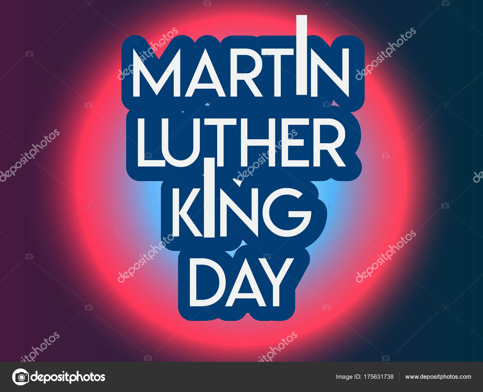 martin luther king day flyer banner poster holiday background waving martin luther king day flyer