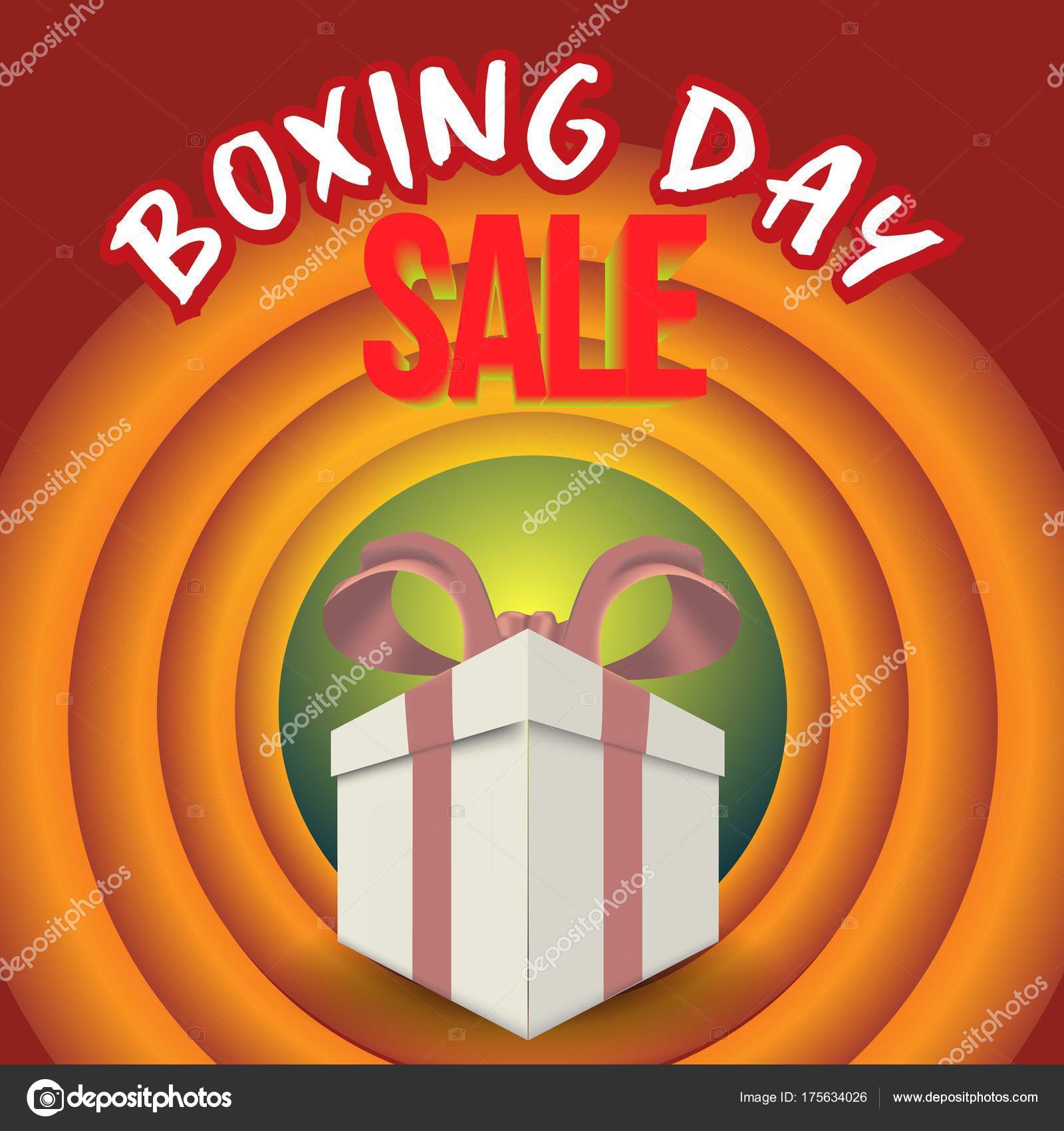 Vendita Boxing day casella di Natale pubblicit  clipping mask ed eps 10 disegni da colorare blu grigio rosso bubble e palle poster speciali
