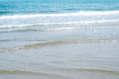 Tropik ada arka plan, tatil vacat, yaz aylarında deniz plaj