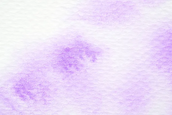 Violet, Art abstract watercolor painting textured design on whit — Stock Photo, Image