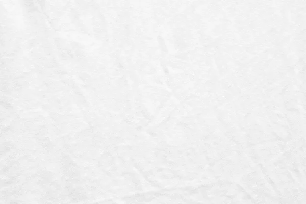Tejido de algodón blanco arrugado con textura de fondo, pateador de moda —  Fotos de Stock