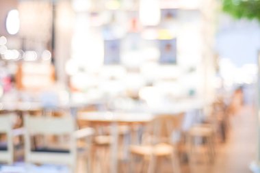 Bulanık arka plan: Cafe bokeh açık renkli, bann ile bulanıklık