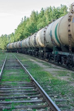Yağ ile tank vagonları