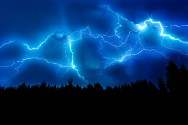 Yıldırım üzerinde sky