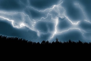 Yıldırım üzerinde sky