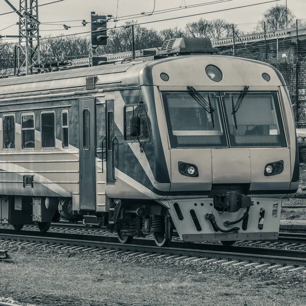 Elektriska persontåg — Stockfoto