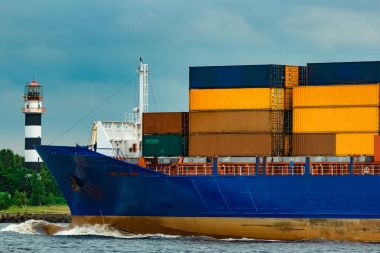 Mavi konteyner gemisi