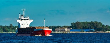 Kargo gemisi ile wood