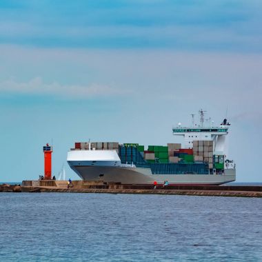 Konteyner gemisi devam gri