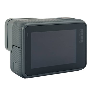 GoPro Hero 6 izole siyah