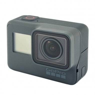 GoPro Hero 6 izole siyah