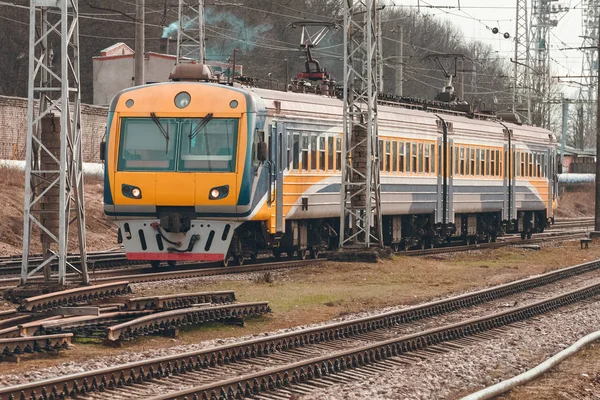 Elektriska persontåg — Stockfoto