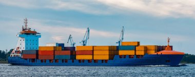 Konteyner gemisi devam mavi