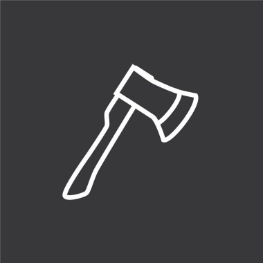 Siyah ve beyaz balta işareti