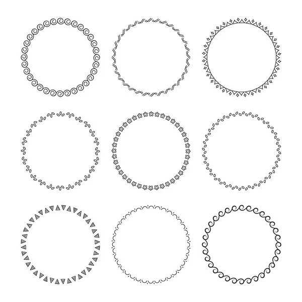 Kränze zur Gestaltung — Stockvektor