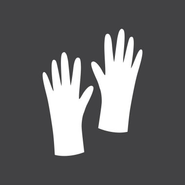 Siyah ve beyaz eldiven işareti