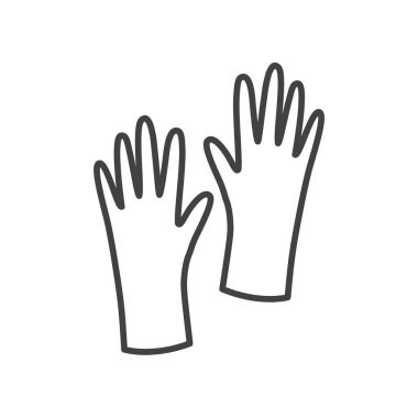 Siyah ve beyaz eldiven işareti