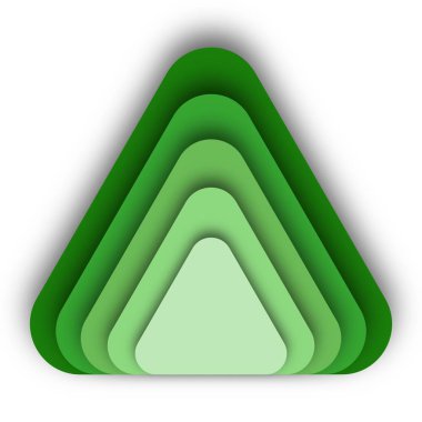 Modern üçgen Logo konsept tasarımı