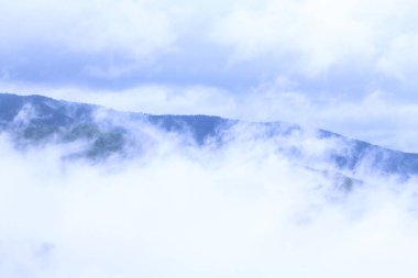 Smokey Dağları sis ve buhar ile