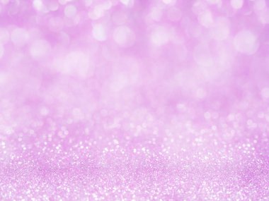 Menekşe soyut glitter bokeh ile arka plan. romantik arka plan, ışık bokeh tatil parti arka plan için Noel ve yeni yıl arifesi arka plan bulanık yumuşak pembe ışıklar