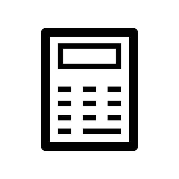 Calculator Icon Design Vector Illustration — Stock Vector