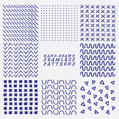 El sorunsuz vektör desen çekilmiş