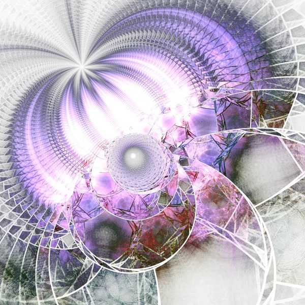 Γκρεμίστηκε fractal γυαλί υφή, ψηφιακά έργα τέχνης για δημιουργική Γραφιστικής — Φωτογραφία Αρχείου
