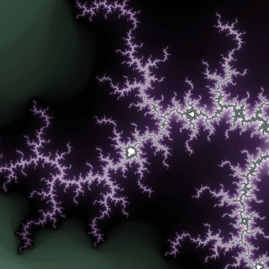 karanlık fraktal girdap deseni, yaratıcı grafik tasarım için dijital sanat