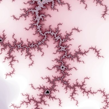 Işık kırmızı fraktal sarmal, yaratıcı grafik tasarım için dijital sanat