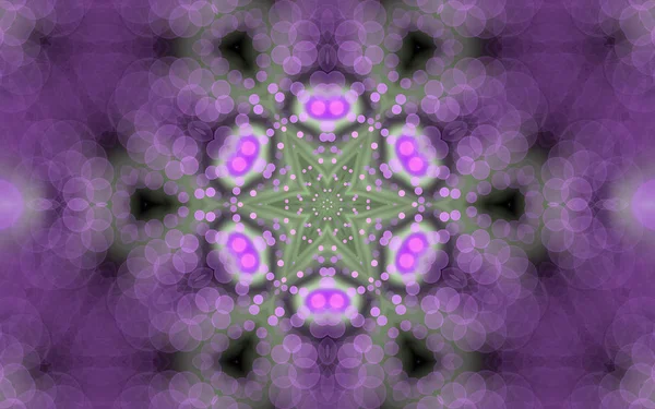 Abstrakta sömlösa fractal mandala, digitala konstverk för kreativ grafisk design — Stockfoto