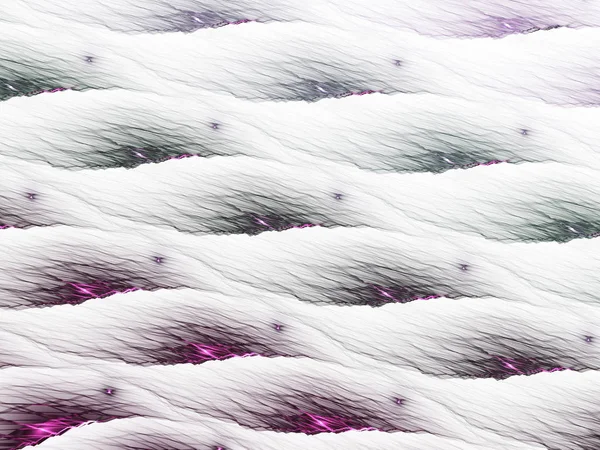 Ljus lila fractal vågor, digitala konstverk för kreativ grafisk design — Stockfoto